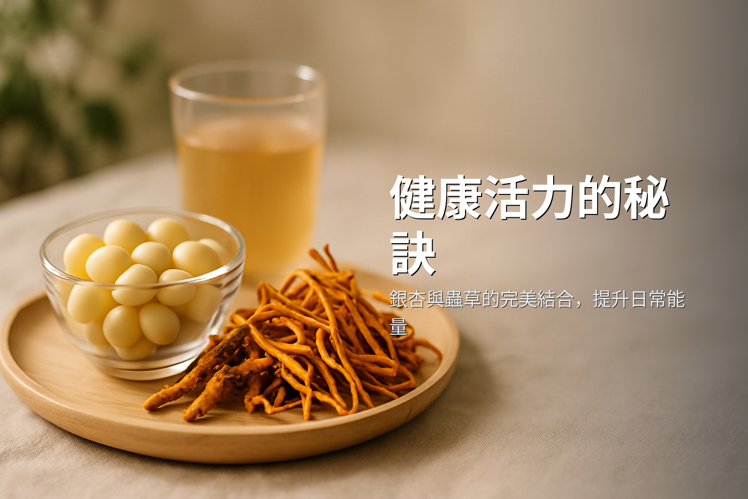 銀杏果黃金蟲草